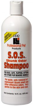 PPP Skunk Odor Shampoo (SOS™), 16 oz. (473 mL)