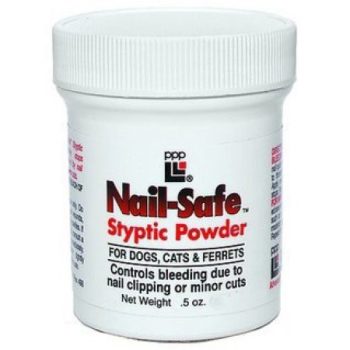 PPP Nail-Safe™ Styptic Powder, Vérzéscsillapító .5 oz. (14 g)