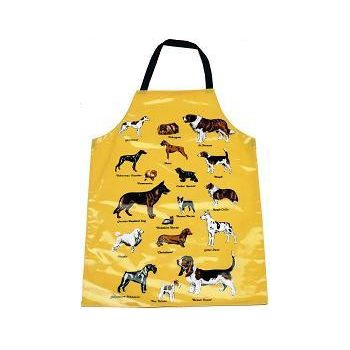 HPP Angol - sárga védőkötény kutya mintás