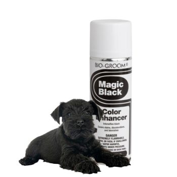   Bio-Groom - Magic Black - színező spray-(Por) - fekete szőrzethez, 142 g