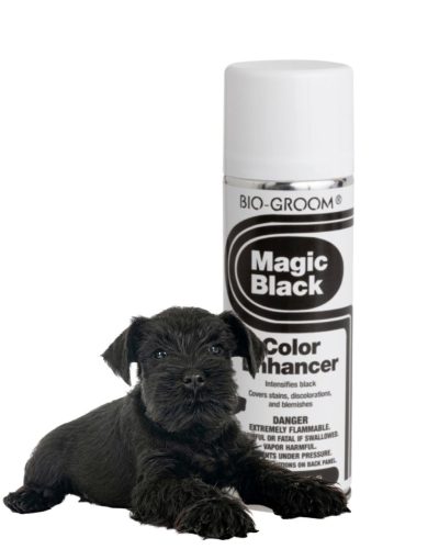 Bio-Groom - Magic Black - színező spray-(Por) - fekete szőrzethez, 142 g