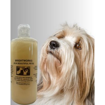   BRIGHTWORKS Liquid Gold  – Luxury Argan laj  & Aloe vera tápláló sampon 1000 ml.