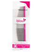 Blovi Ultralight Crescent fésű 16cm - nagyon könnyű, félkör alakú fém fésű kutyáknak, vegyes tűtávolsággal (50/50)