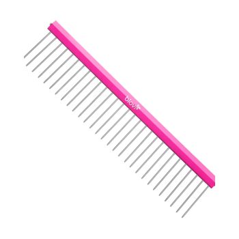   Blovi Ultralight Wide Comb 19cm - nagyon könnyű fém fésű kutyáknak, széles tűtávolsággal