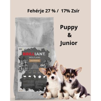 BRILLIANT WOLFLAND PUPPY JUNIOR PREMIUM MEDIUM LARGE 20KG