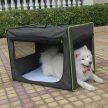 Textil összecsukható kutyaszállító box, Szobakennel L méret