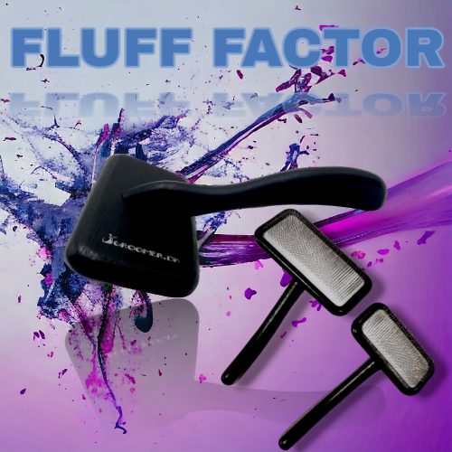 Fluff Factor  Slicker Brush-  Volumenizáló kefe- Kicsi