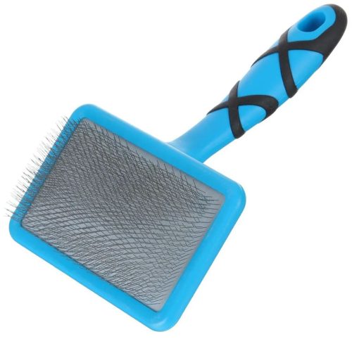 Groom Professional Flat Slicker Brush  Large-Soft -  puha uszkárkefe, nagy