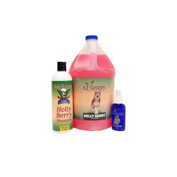   EZ-Groom Holly Berry mélytísztító, revitalizáló sampon koncentrátum ( 1:24) 3.8 liter