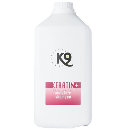 K9 Keratin+ Moisture Sampon koncentrátum, sérült, fénytelen szőrzetre 2,7 liter ( 1:20 hígítás)
