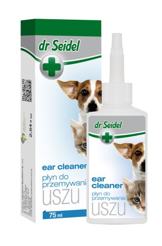 dr Seidel - fülmosó kutyáknak és macskáknak, 75 ml