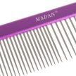 MADAN'S Professzionális könnyű aluminium fésű 19 cm, vegyes fogtávolság ( 50/50)