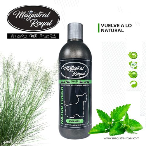 Magistral Royal Natur Fresh- Bolha és kullancs riasztó repellens Sampon 500 ml.