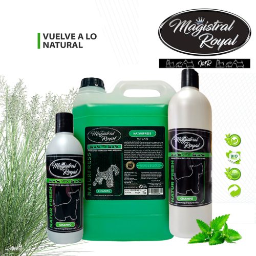 Magistral Royal Natur Fresh- Bolha és kullancs riasztó repellens Sampon 5 liter