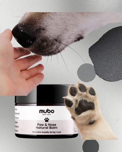 Mubo Mancs és Orr Természetes Balzsam 50g - természetes vaj mancsokra és orra, kutyák és macskák számára