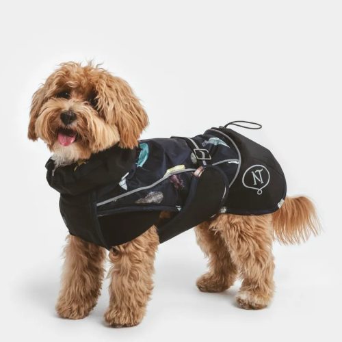 NOMAD TALES - Midnight fényvisszaverő éjkék téli kutyakabát 50 cm