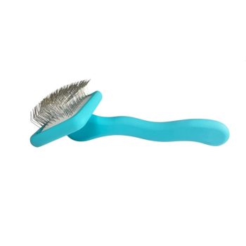   EASY Brush Puha Uszkár kefe, hosszú tüskékkel, ( Közepes M. Türkiz)