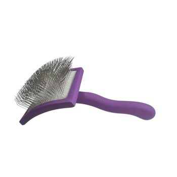   EASY Brush Kemény Uszkár kefe, hosszú tüskékkel, ( Nagy, L. Lila)